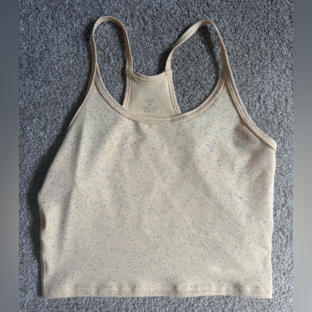 Fleo Peach Speckled tank